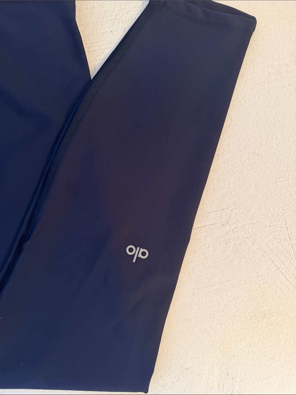 Alo High Waist 7/8 Air Lift Leggings - Navy - Picture 8 of 10